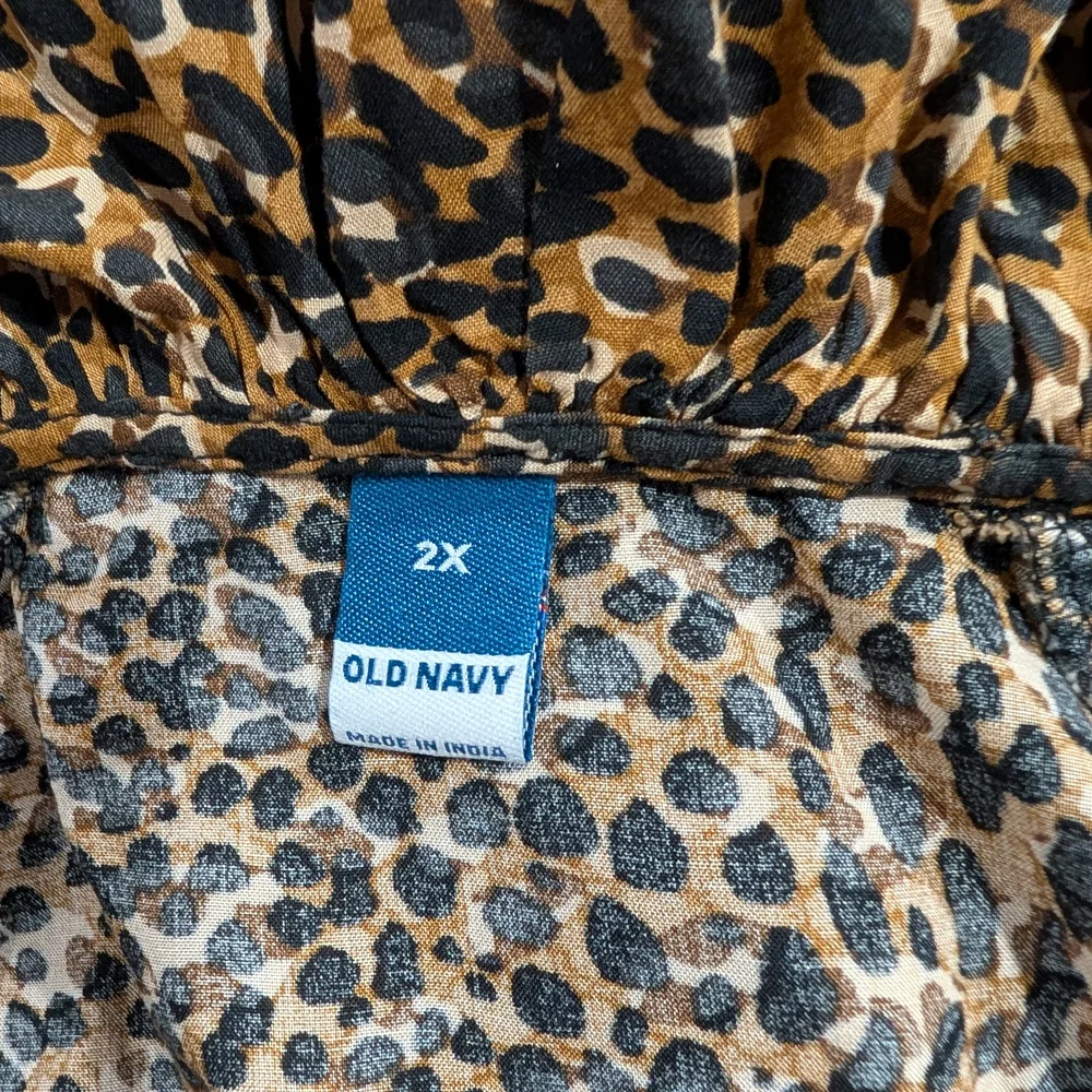 Old Navy Animal Print Ruffle Dress - Picture 5 of 7